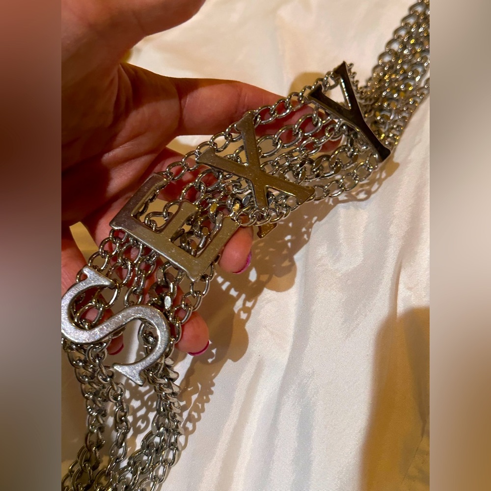 SEXY silver chain link belt - perfect for Valentine’s Day gift, Coachella, etc